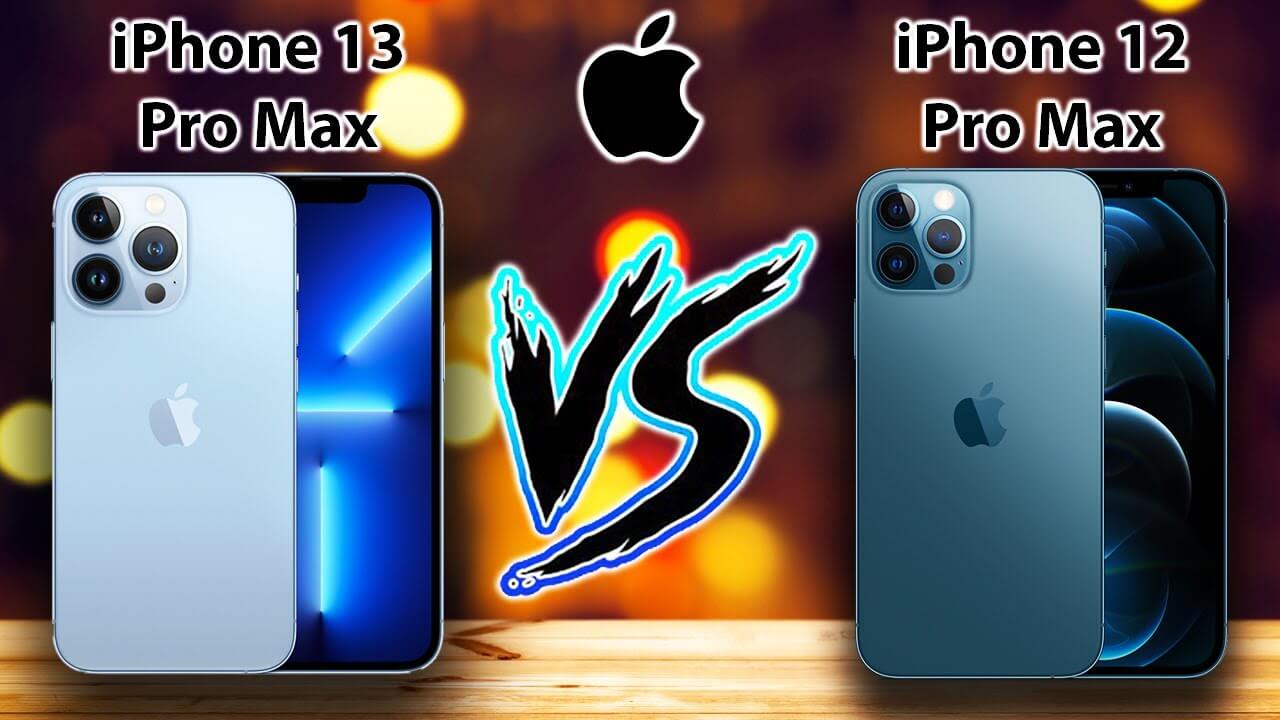 iphone 12 pro max khac gi iphone 13 pro max