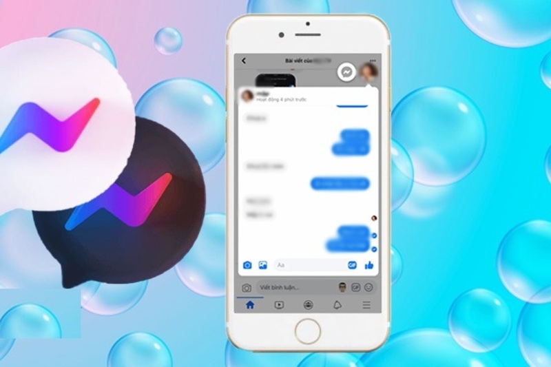 Cách mở bong bóng chat messenger trên iphone ios 14