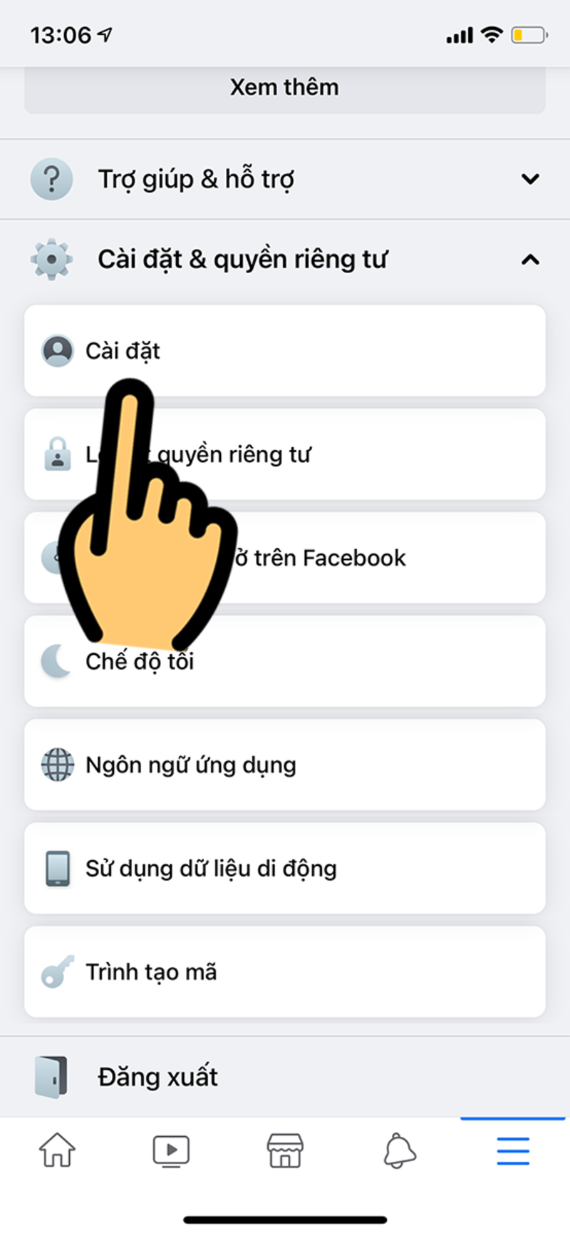 cach mo bong bong chat messenger tren IPhone ios 14