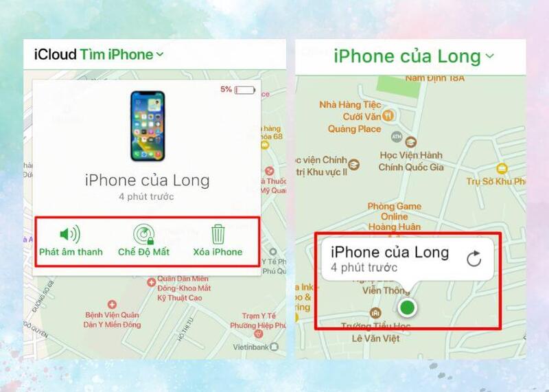 Có 3 hình thức mà bạn có thể lựa chọn để tìm iPhone