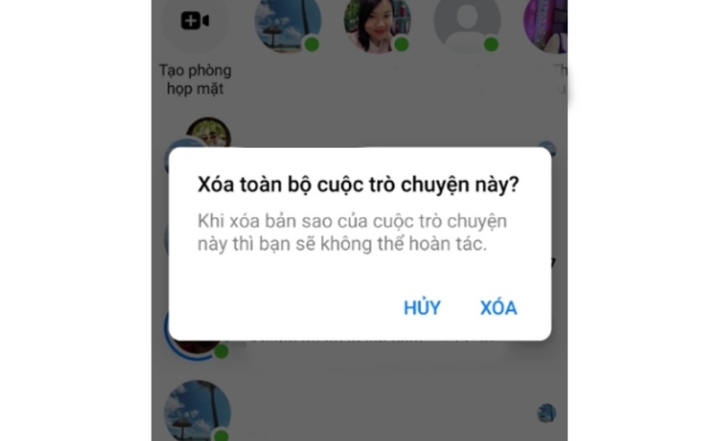 Xóa cửa sổ chat trong App Messenger khiến tin nhắn bị xóa vĩnh viễn