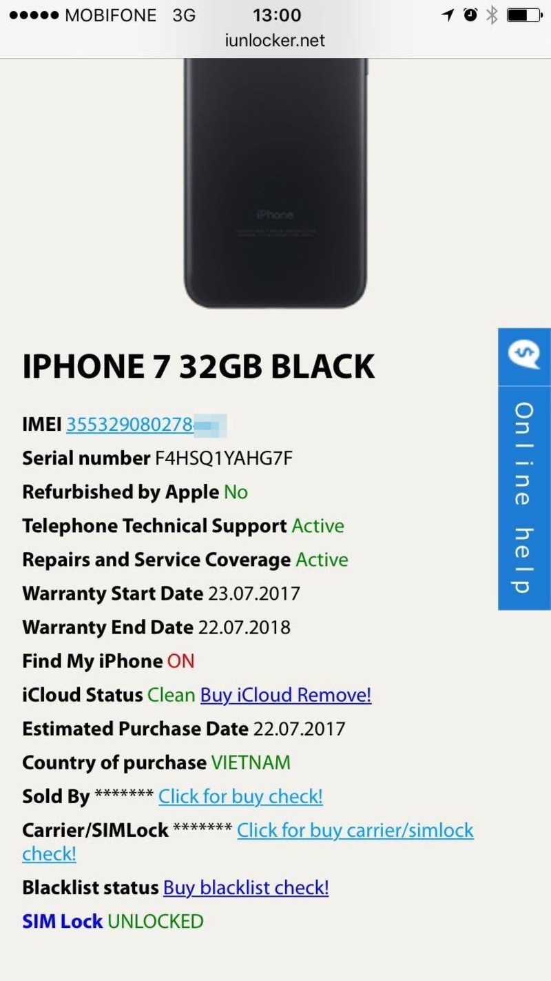 Unlock iPhone 4, 4s, 5, 5s (Blacklist) AT&T bằng code